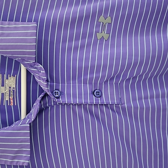 Under Armour Purple Polo Shirt!!! - Picture 10 of 11